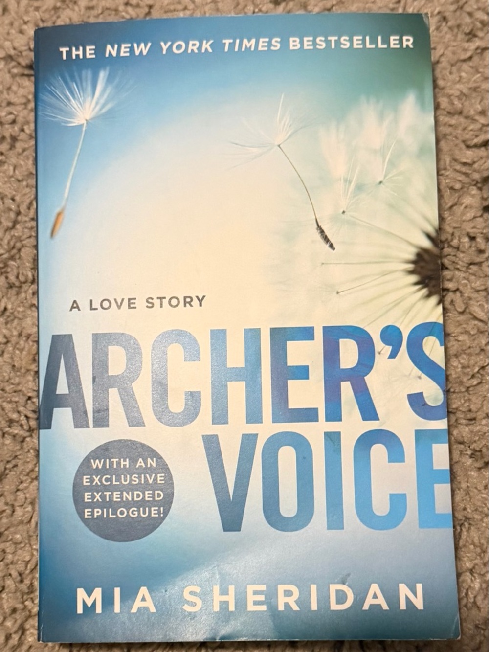Bundle Price - $3 - BOOK - Archer's Voice by Mia Sheridan